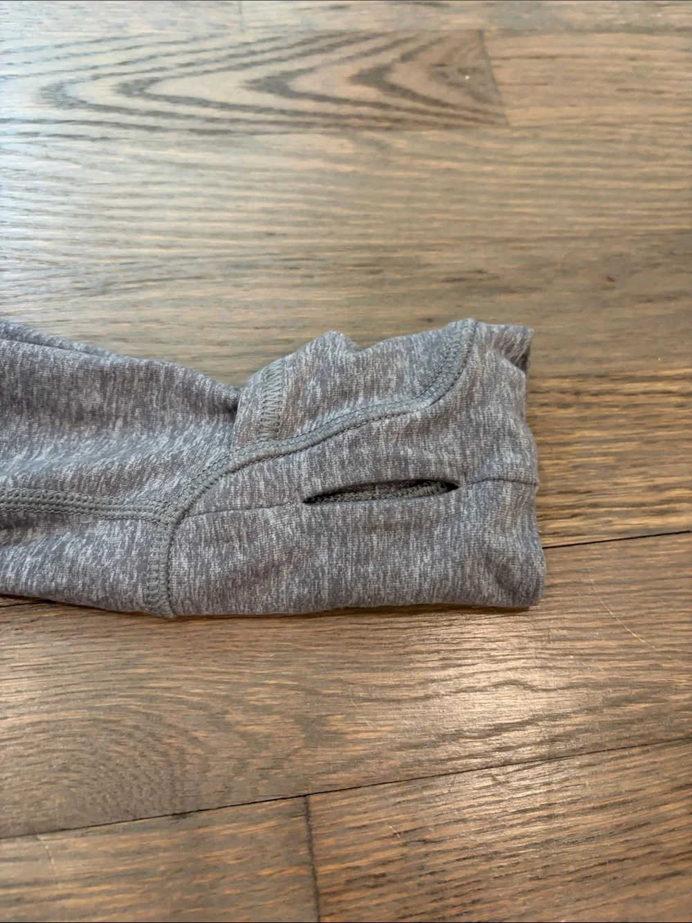 lululemon athletica Heather Gray Quarter-Zip Sweater